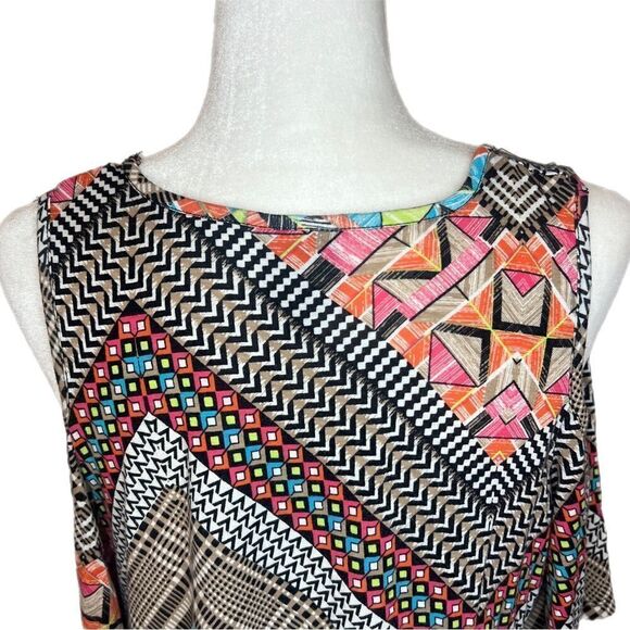 Bobeau Printed Cold Should Blouse. Very Soft! Size Medium. Great Condition!! - Picture 8 of 12